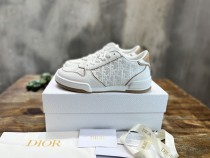 Dior men's and women's luxury brand 2023 new white shoes, casual sports shoes, sneakers with original box