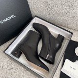 Chanel women's luxury brand casual sports thick-soled new short boots with original box