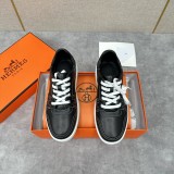 Hermes men's luxury brand casual sneakers with original box