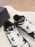 Dior men's and women's luxury brand mid-top fashionable and versatile casual sneakers with original box