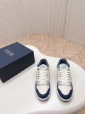 Dior men's and women's luxury brand mid-top fashionable and versatile casual sneakers with original box