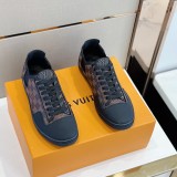 Louis Vuitton men's luxury brand classic presbyopia casual sneakers with original box