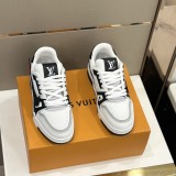 Louis Vuitton men's luxury brand casual sneakers with original box