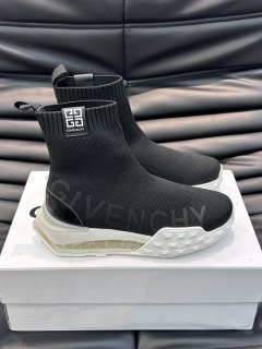 Givenchy men's luxury brand new air-cushion high-top socks shoes with original box