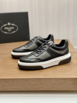 Prada men's luxury brand low-top casual sports shoes with original box