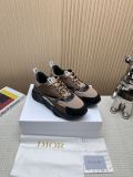 Dior men's and women's luxury brand B22 mesh casual sneakers dad shoes with original boxwith original box