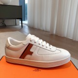 Hermes men's and women's luxury brand autumn and winter new casual sports shoes with original box