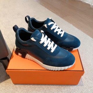 Hermes men's and women's luxury brand autumn and winter new casual sports shoes with original box