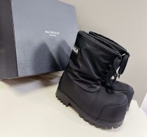 Balenciaga men's and women's luxury brand ski series snow boot straps original box