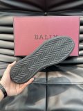 Bally men's luxury brand autumn and winter wool warm low-top casual shoes, calfskin upper, wool lining, with original box