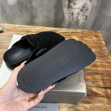 Balenciaga men's and women's luxury brand toe-toe slippers with original box