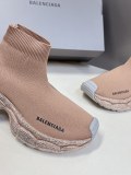 Balenciaga men's and women's luxury brand handmade rhinestoned vintage socks and shoes casual sports shoes with original box