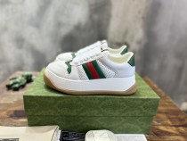 Gucci men's and women's luxury brand Fat Dundun bread shoes, dirty shoes, casual sneakers, with original box