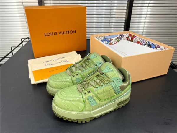 Louis Vuitton men's and women's luxury brand casual sneakers with original box