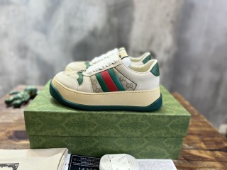 Gucci men's and women's luxury brand Pang Dun Dun bread shoes, dirty shoes, casual sports shoes, with original box