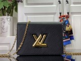 Louis Vuitton women's Bag Shoulder Crossbody Luxury Crossbody Handbag Calfskin w/ naOriginil