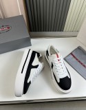 Prada men's luxury brand thick-soled casual sneakers with original box