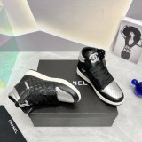 Chanel AJ co-branded luxury brand high-top casual sneakers with original box