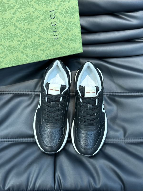 Gucci men's luxury brand casual sneakers with original box