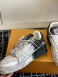 Louis Vuitton men's and women's luxury brand casual sneakers with original box