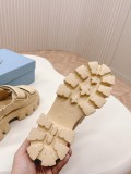 Prada 24 spring and summer new sandals Roman thick-soled Velcro sandals with original original box