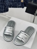 Dior women's luxury brand new spring and summer flat slippers with original box