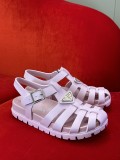 Prada women's luxury brand 2024 spring and summer Roman sandals with original box