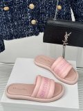 Dior women's luxury brand new spring and summer flat slippers with original box