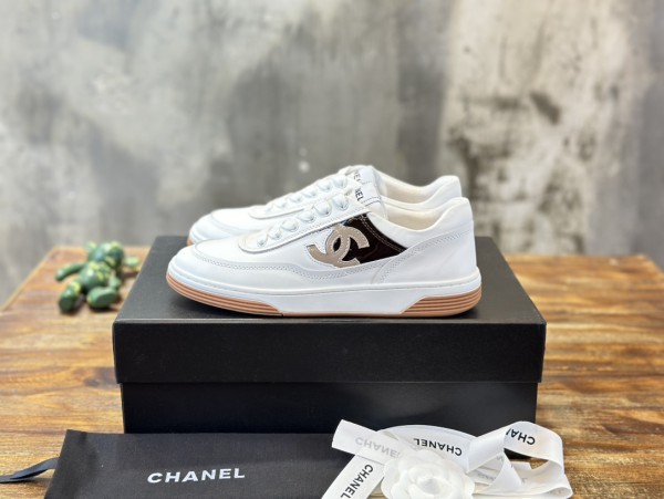 Chanel women's luxury brand casual sneakers with original box