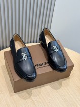 Burberry men's luxury brand casual loafers with original box