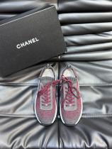 Chanel men's luxury brand all-in-one fly-woven classic jogging shoes, casual shoes, sports shoes with original box