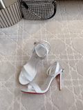 Christian Louboutin women's luxury brand new red-soled high-heeled sandals with original box