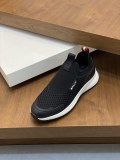 Bally men's spring and summer casual sports fly-knit breathable shoes casual fashion versatile sports shoes with original box