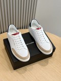 Saint Laurent men's luxury brand low-top lace-up sneakers with original box