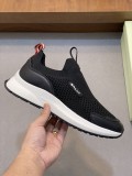 Bally men's spring and summer casual sports fly-knit breathable shoes casual fashion versatile sports shoes with original box