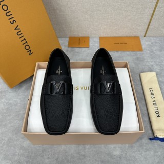 Louis Vuitton men's luxury brand casual sports loafers with original box