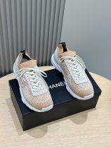 Chanel men's luxury brand woolen men's sneakers with original box