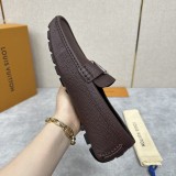 Louis Vuitton men's luxury brand casual sports loafers with original box