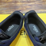 Fendi men's and women's luxury brand flying woven fabric high-end sports casual shoes with original box