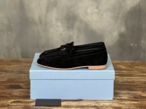 Prada women's luxury brand 24ss new loafers luxury slip-ons with original box