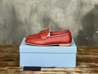 Prada women's luxury brand 24ss new loafers luxury slip-ons with original box