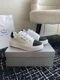 Prada men's and women's luxury brand white shoes casual sports shoes with original box