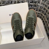 Bally men's luxury brand new leather patchwork casual sports shoes with original box