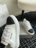 Prada men's and women's luxury brand white shoes casual sports shoes with original box