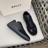 Bally men's luxury brand new leather patchwork casual sports shoes with original box