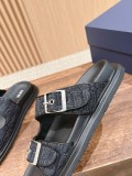 Dior men's luxury brand new retro and fashionable slippers with original box