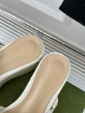 Gucci women's luxury brand spring and summer new chain thick-soled slippers with original box