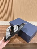 Dior men's luxury brand new retro and fashionable slippers with original box