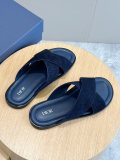 Dior men's luxury brand summer new casual comfortable leather slippers with original box