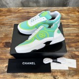 Chanel women's luxury brand panda color breathable super spring and summer classic casual sports shoes with original box